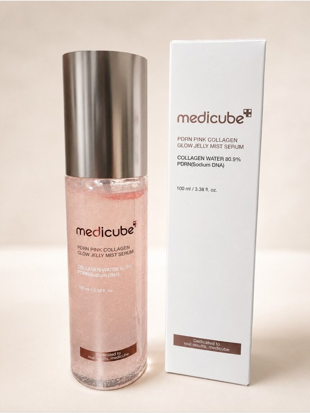 Medicube PDRN Pink Collagen Glow Jelly Mist Serum 100ml NIB